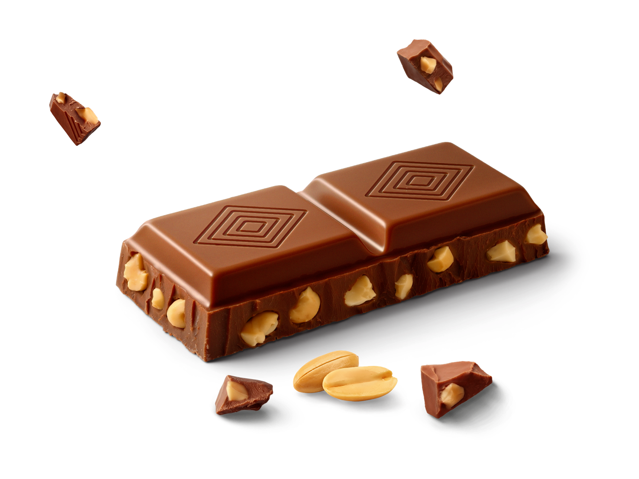 Chocolate KECRACK con leche y maní crocante