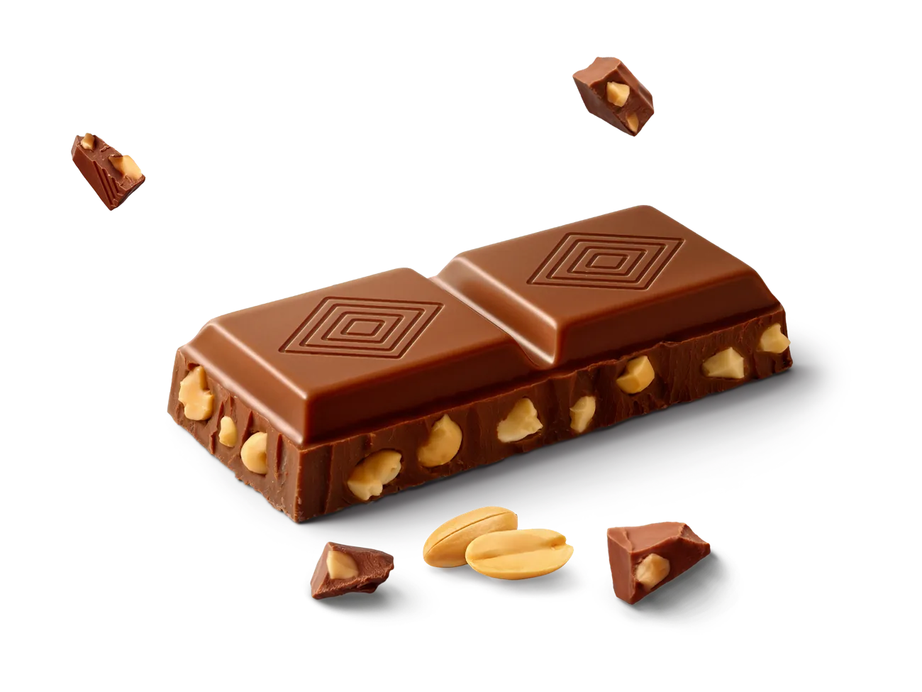 Chocolate KECRACK con leche y maní crocante