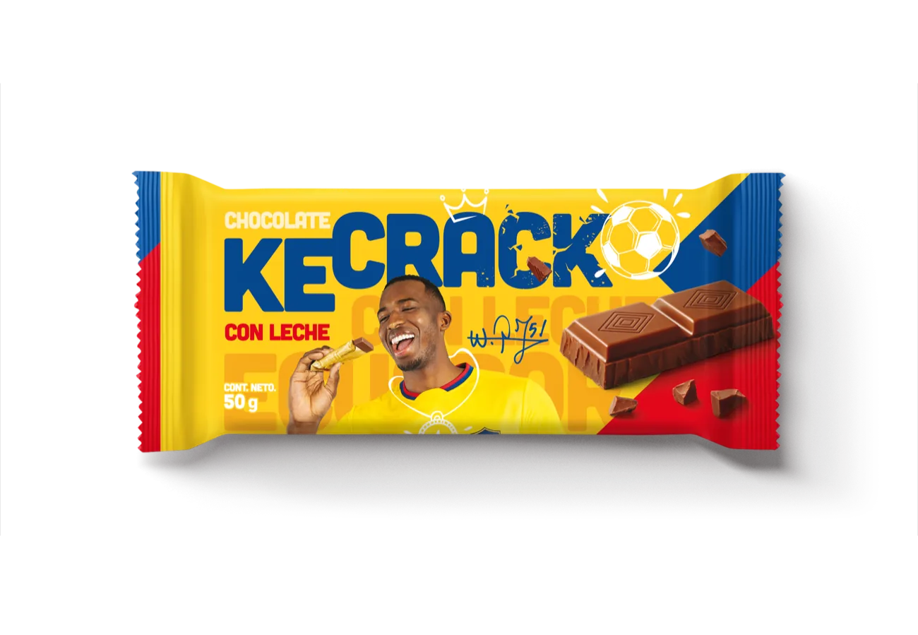 KECRACK Chocolate con Leche 50g