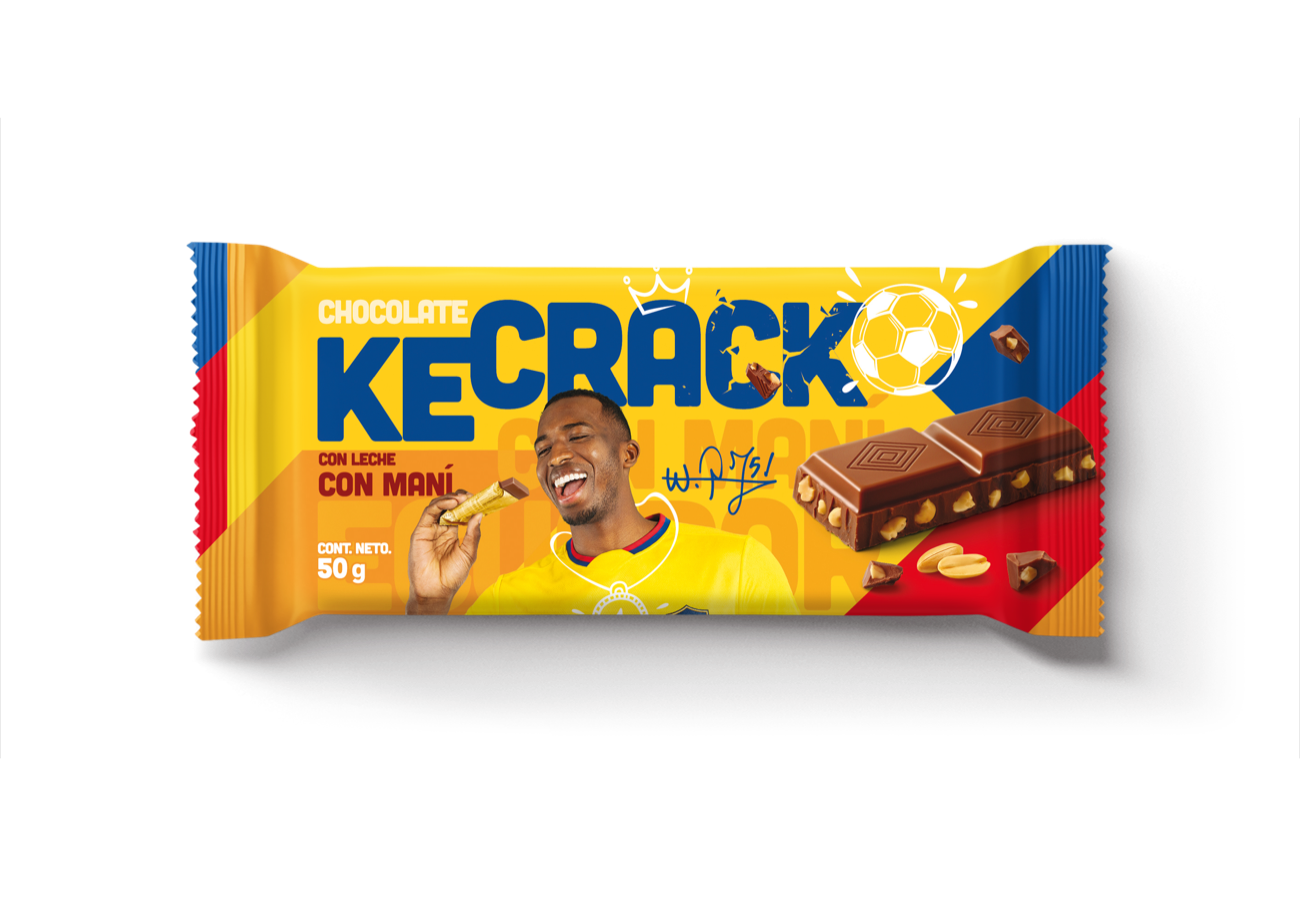KECRACK Con Leche con Maní 50 gramos